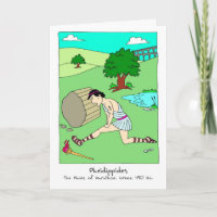 Glückwunschkarte für Marathoner - Pheidippides