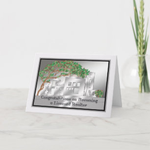 Glückwunschkarte für neuen lizenzierten Händler Karte