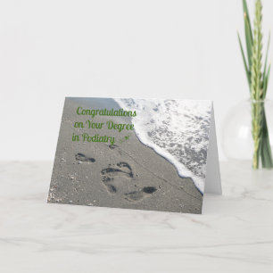 Glückwunschkarte für Studienabschluss Karte