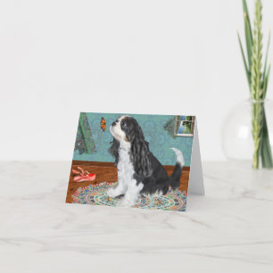 Glückwunschkarte, King Charles Cavalier Spaniel, T Karte