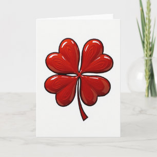 Glückwunschkarte Lucky Hearts Karte