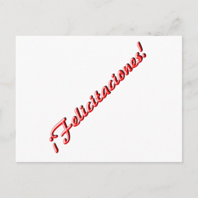 Glückwunschkarte Postkarte (Vorderseite)