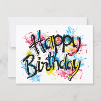 Glückwunschkarte Postkarte