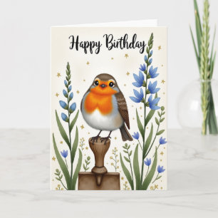 Glückwunschkarte Sparkle Bird Karte