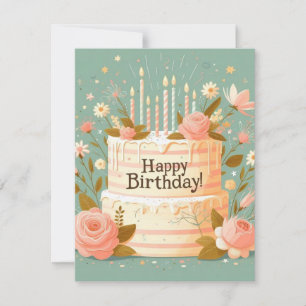 Glückwunschkarte zum Geburtstag Cute & Funny Feiertagskarte