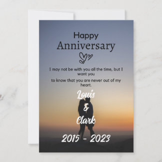 Glückwunschkarte zum Hochzeitstag Einladung