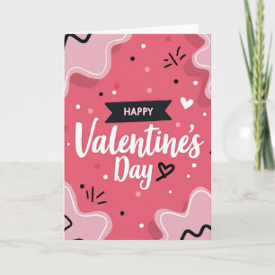 Glückwunschkarte zum Valentinstag Karte