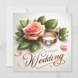 Glückwunschkarten zur Hochzeit Karte