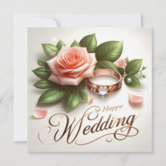 Glückwunschkarten zur Hochzeit Karte