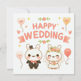 Glückwunschkarten zur Hochzeit Karte