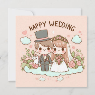 Glückwunschkarten zur Hochzeit Karte