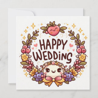 Glückwunschkarten zur Hochzeit Karte