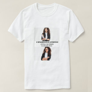 Glückwunschklasse Graduate 2Foto T-Shirt