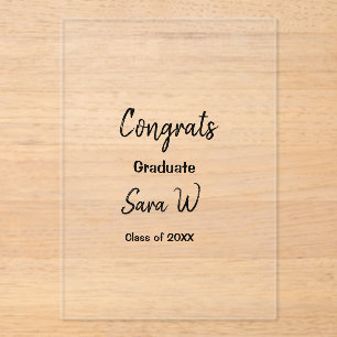 Glückwunschklasse Jahrgangsname Schule Protokoll Acryleinladungen