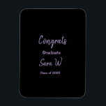 Glückwunschklasse Jahrgangsname Schule Protokoll Magnet<br><div class="desc">Gestaltung</div>