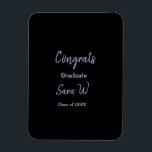 Glückwunschklasse Jahrgangsname Schule Protokoll Magnet<br><div class="desc">Gestaltung</div>