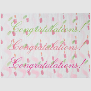 Glückwunschpapier Seidenpapier