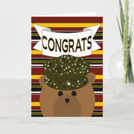 Glückwunschs Army Soldier Hero Karte