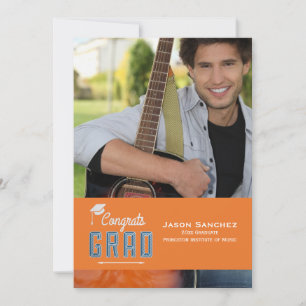 Glückwunschs Grad Foto Abschluss Ankündigung