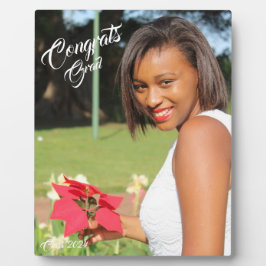 Glückwunschs Grad Foto Abschluss Fotoplatte