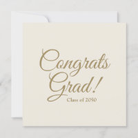 Glückwunschs grad gold creme benutzerdefinierte Sk