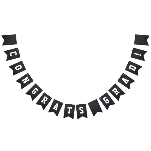 Glückwunschs Grad Khalkboard Jagdfahnen Wimpelkette (Alle)