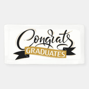 Glückwunschs Graduates Calligraphy Banner