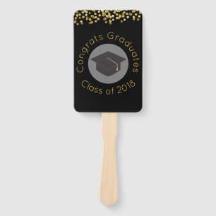 Glückwunschs Graduates Class of 2018 w Fächer