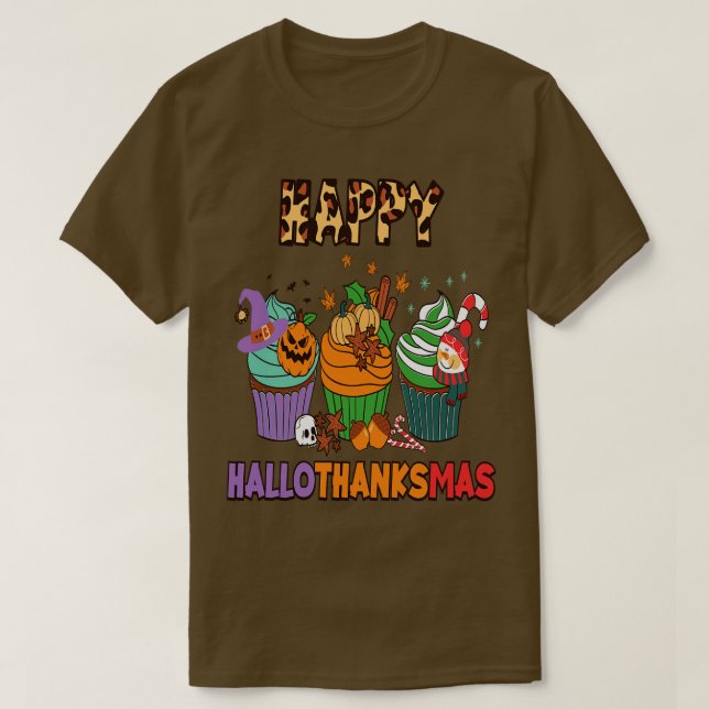 glückyhallothanksmas 4 T-Shirt (Design vorne)