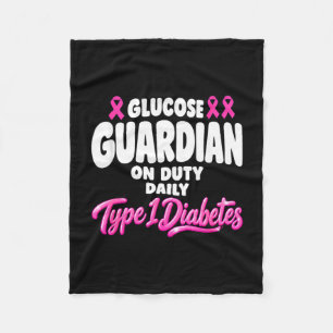 Glucose-Wächter im Dienst täglich Fleecedecke