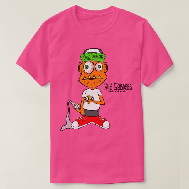 Glue Globbers Model Club TShirt (Design vorne)