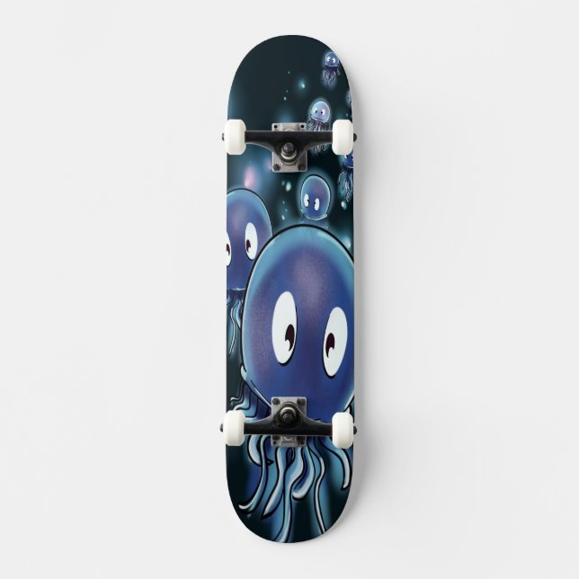 Glüh Ride Skateboard (Vorderseite)