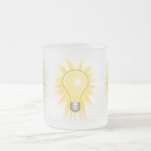 Glühbirne - Licht entzünden Mattglastasse