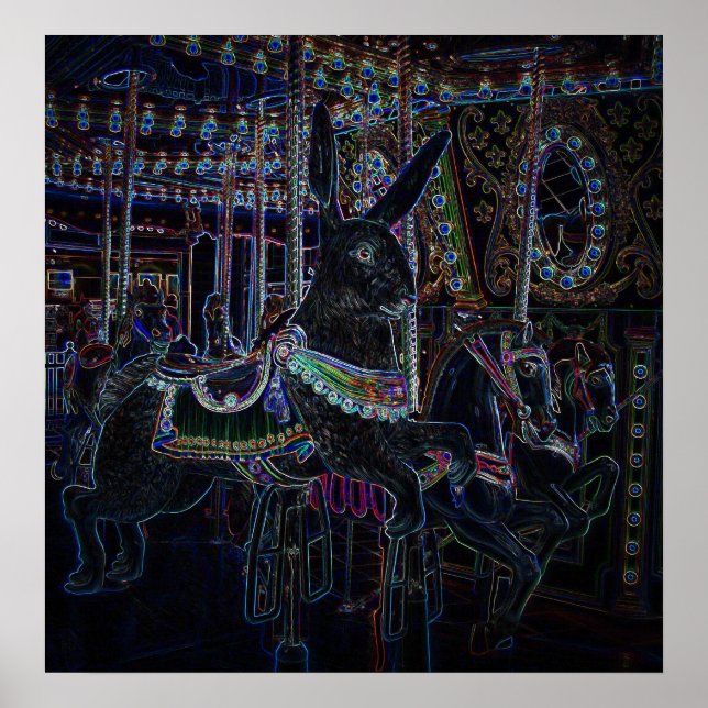 Glühbirne Poster (Vorne)