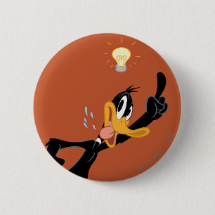 Glühbirne über dem Kopf von DAFFY DUCK™ Button
