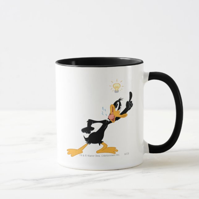Glühbirne über dem Kopf von DAFFY DUCK™ Tasse (Rechts)