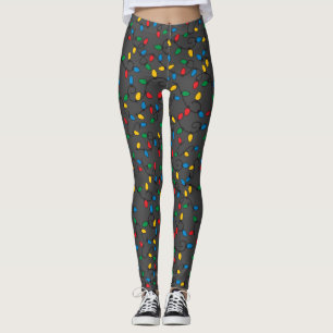 Glühbirnen  Dunkelgrau Leggings