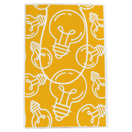 Glühbirnen moderne Ideen Unternehmer gelb Mittlere Geschenktüte