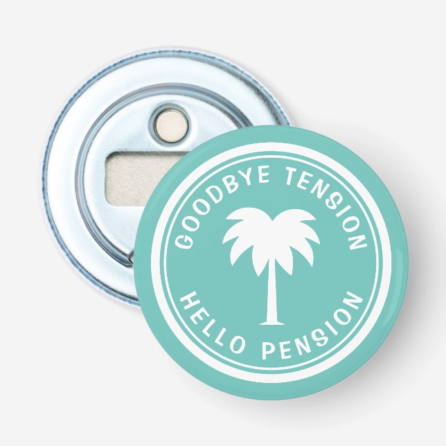 Glühbirnen-Ruhestandsgeschenk Magnetbierflasche Flaschenöffner (Vorderseite)