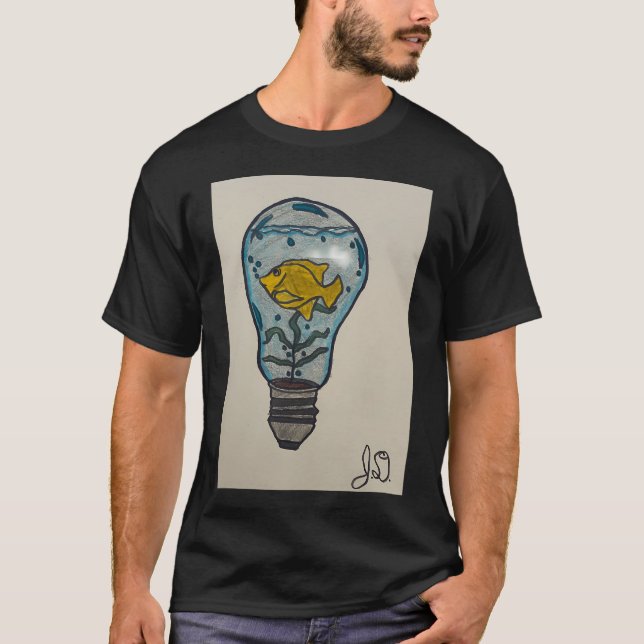 Glühbirnenkunst T-Shirt (Vorderseite)