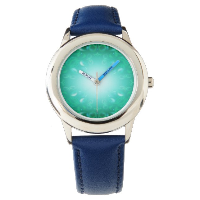 Glühblasen Armbanduhr (Vorderseite)