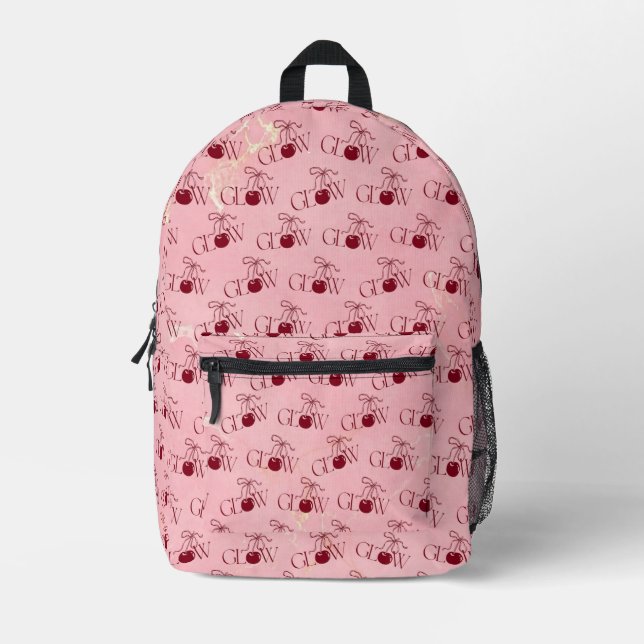 Glühen Bedruckter Rucksack (Vorderseite)