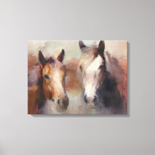 Glühen der Westen Leinwanddruck