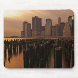 Glühen des Sonnenuntergangs während der Mousepad