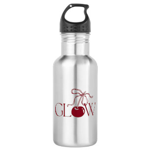 Glühen Edelstahlflasche