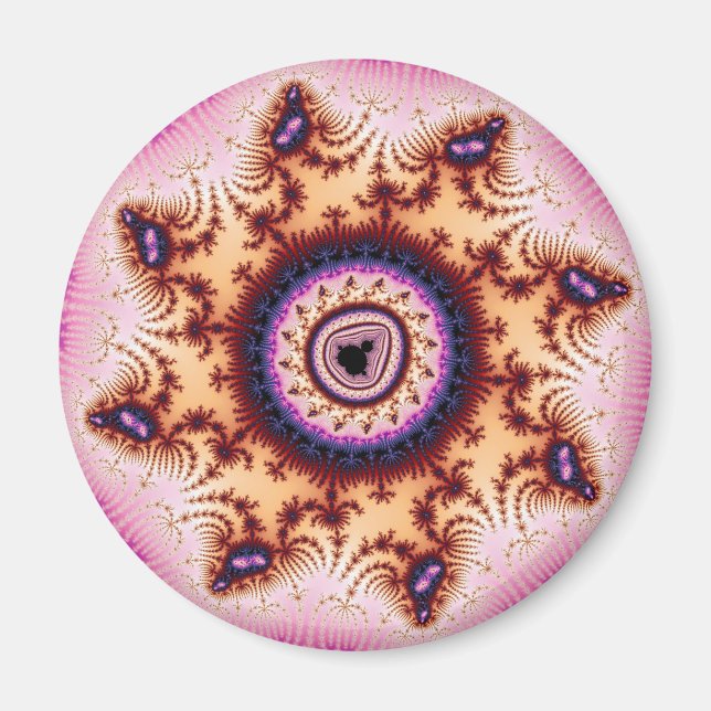 Glühen - Fraktal Magnet (Vorne)