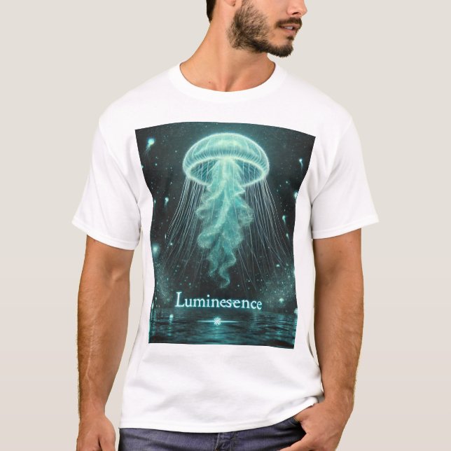 Glühen mit Grace - Die "Lumineszenz"-Qualle T-Shirt (Vorderseite)