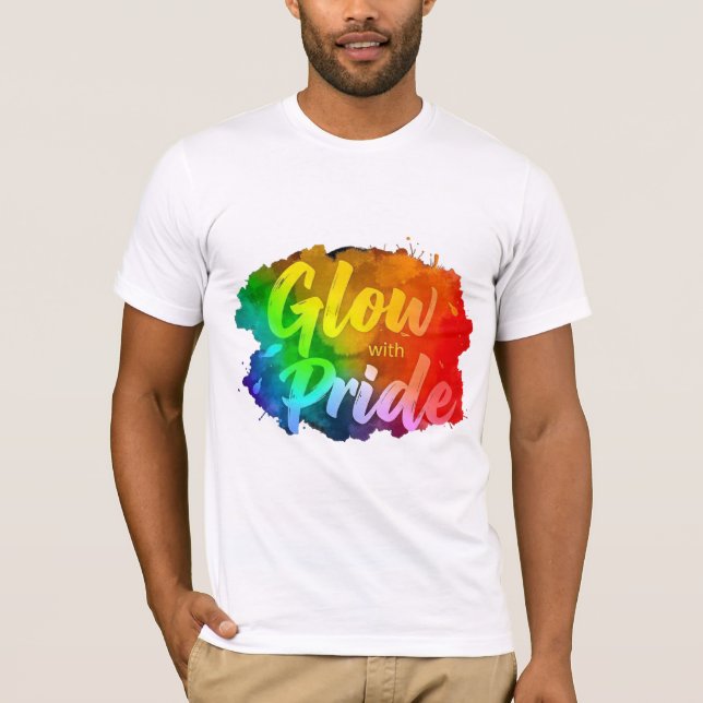 "Glühen mit Stolz"-T - Shirt (Vorderseite)