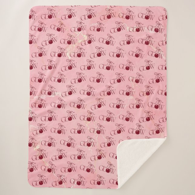 Glühen Sherpadecke (Vorderseite)