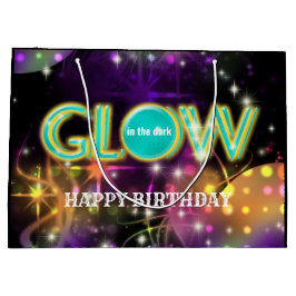 Glühen Sie in das aquamarine Große Geschenktüte